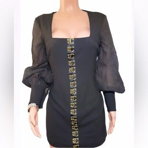 FINDERS KEEPERS ADVANCE LONG SLEEVE DRESS
IN BLACK